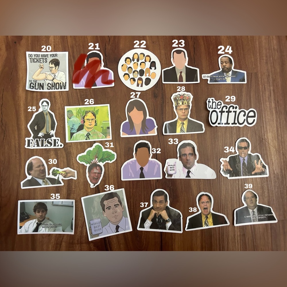 The Office Sticker Set - Picture 2 of 2